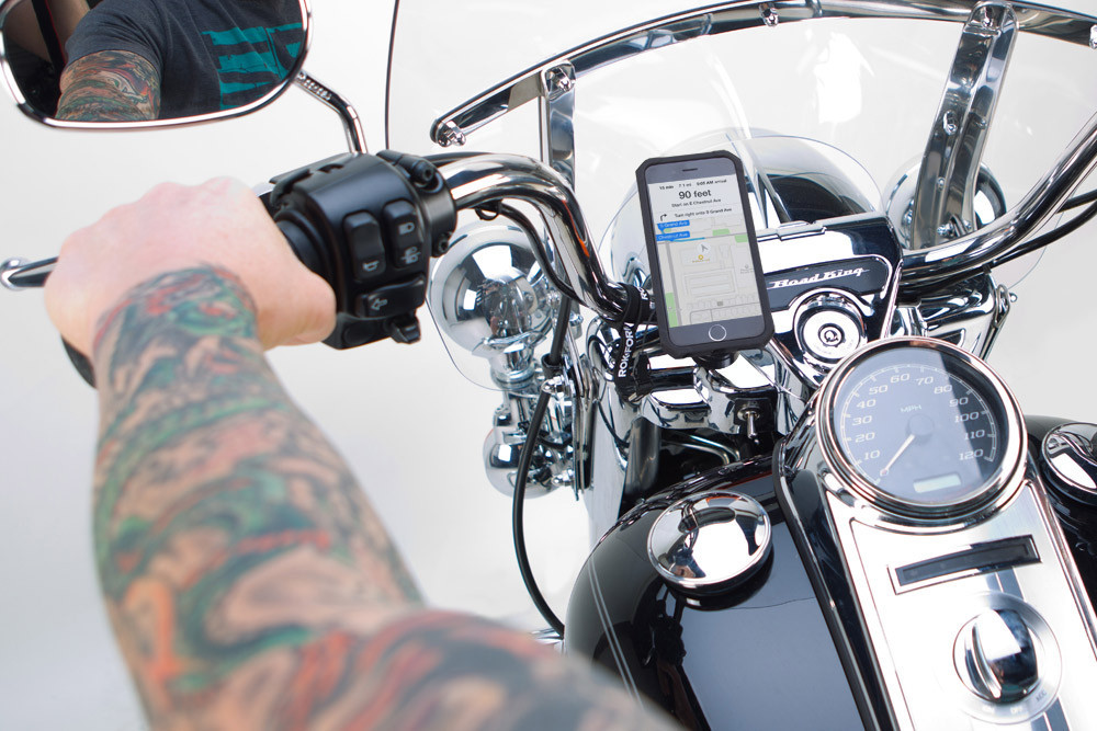 motorcycle handlebar mount for phone